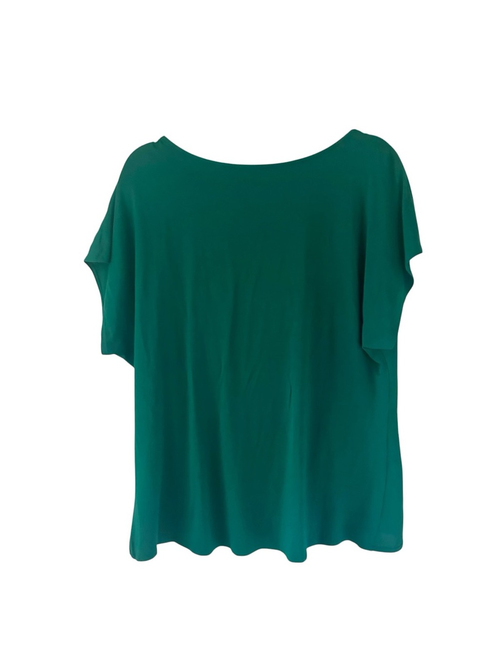 INC International Concepts Women’s Teal Green Cowl Neck Blouse - Picture 3 of 5